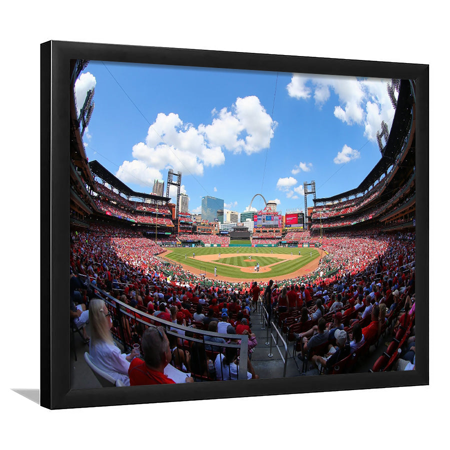 Busch Stadium in St Louis, Stadium Canvas, Sport Art, Gift for him, Framed Art Print Wall Decor, Picture Framed