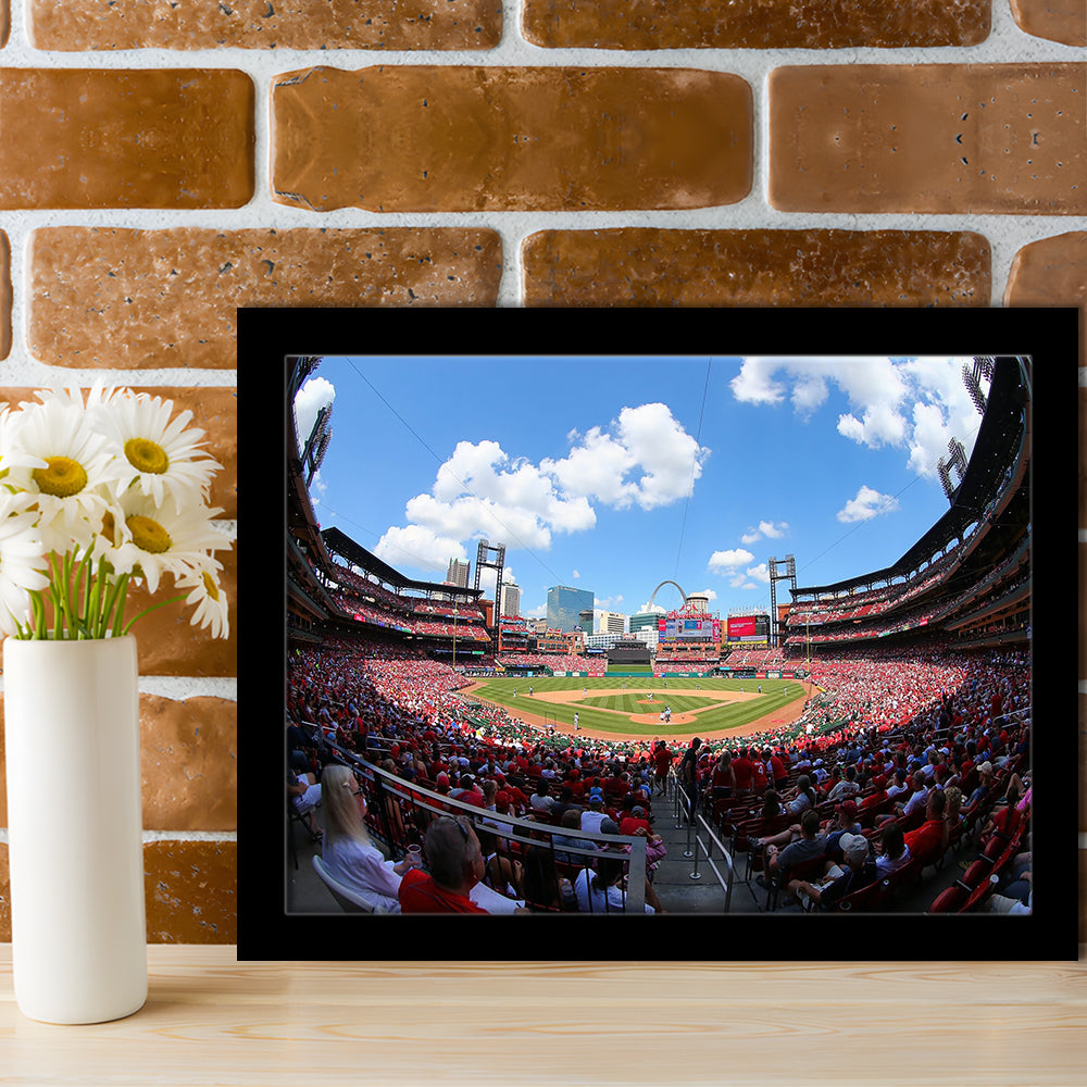 Busch Stadium in St Louis, Stadium Canvas, Sport Art, Gift for him, Framed Art Print Wall Decor, Picture Framed