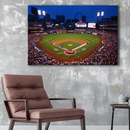 Busch stadium baseball park, Stadium Canvas, Sport Art, Gift for him, Man Cave Decor, Art Print, Canvas Print Wall Art