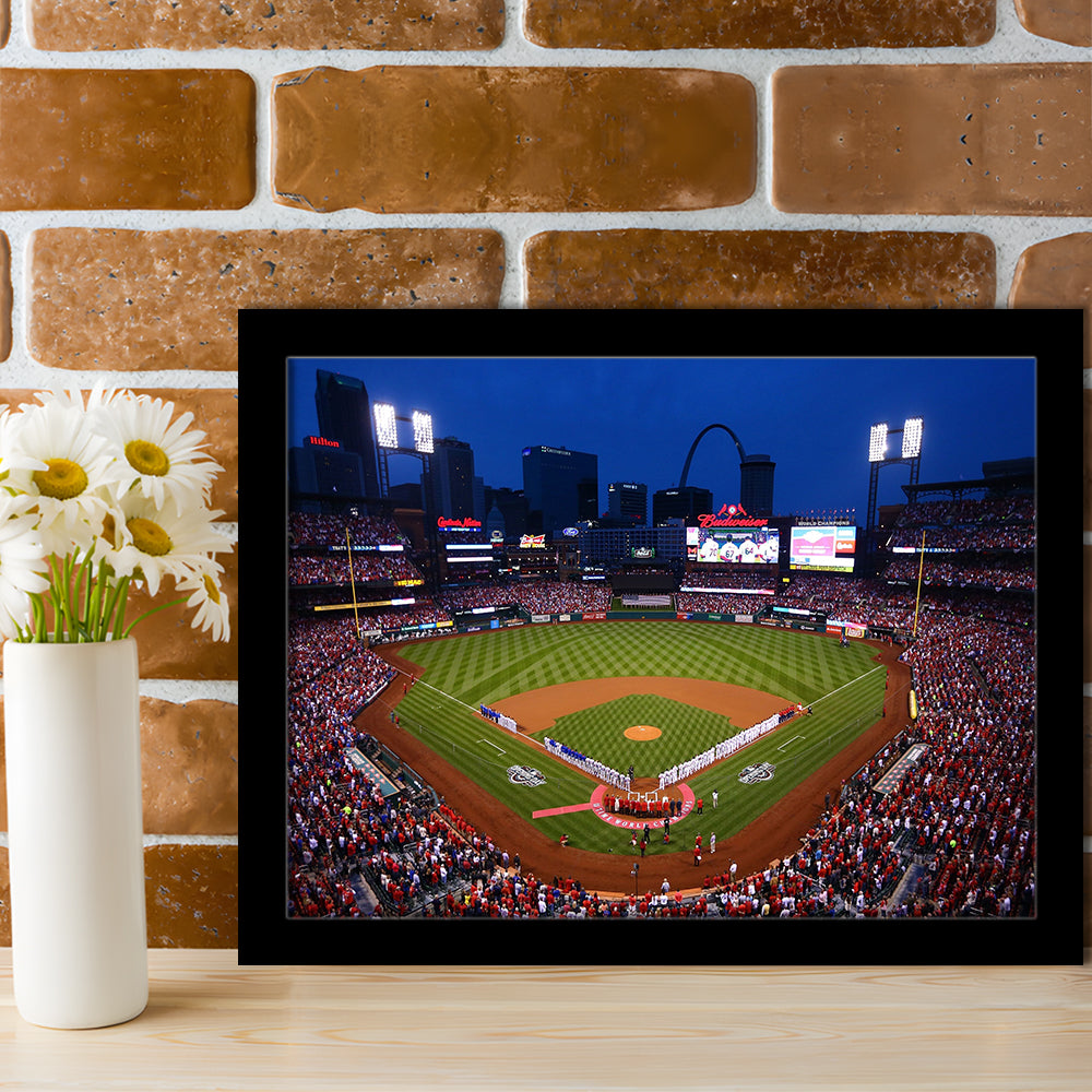 Busch stadium baseball park, Stadium Canvas, Sport Art, Gift for him, Framed Art Print Wall Decor, Picture Framed