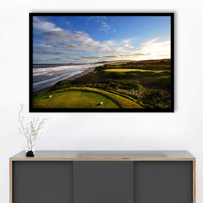 Cabot Links Golf Courses At Inverness, Nova Scotia, Canada, Framed Art Print Wall Decor, Picture Framed