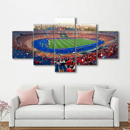 Cairo Stadium, Stadium Canvas, Sport Art, Gift for him, 5 Panel, Large Canvas, Canvas Print Wall Art