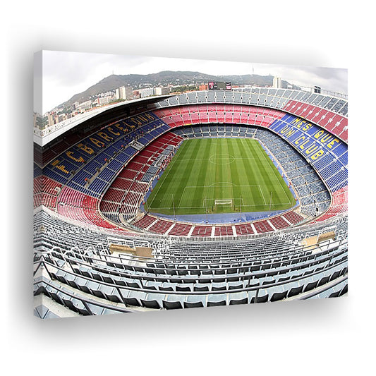Camp Nou Football Stadium, Stadium Canvas, Sport Art, Gift for him, Man Cave Decor, Art Print, Canvas Print Wall Art