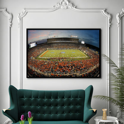 Camping World Bowl, Stadium Canvas, Sport Art, Gift for him, Framed Art Print Wall Decor, Picture Framed