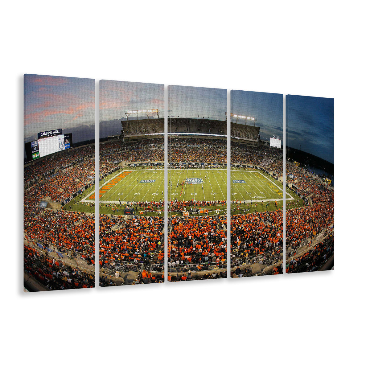 Camping World Bowl, Stadium Canvas, Sport Art, 5 Panel B, Extra Large Canvas, Canvas Print Wall Art