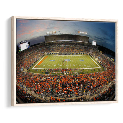 Camping World Bowl, Stadium Canvas, Sport Art, Framed Canvas Print Wall Art, Floating Frame