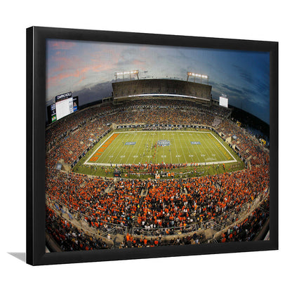 Camping World Bowl, Stadium Canvas, Sport Art, Gift for him, Framed Art Print Wall Decor, Picture Framed