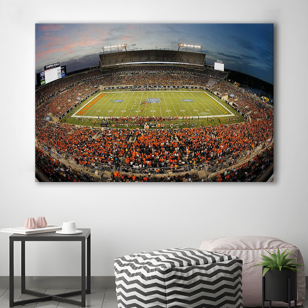 Camping World Bowl, Stadium Canvas, Sport Art, Gift for him, Man Cave Decor, Art Print, Canvas Print Wall Art