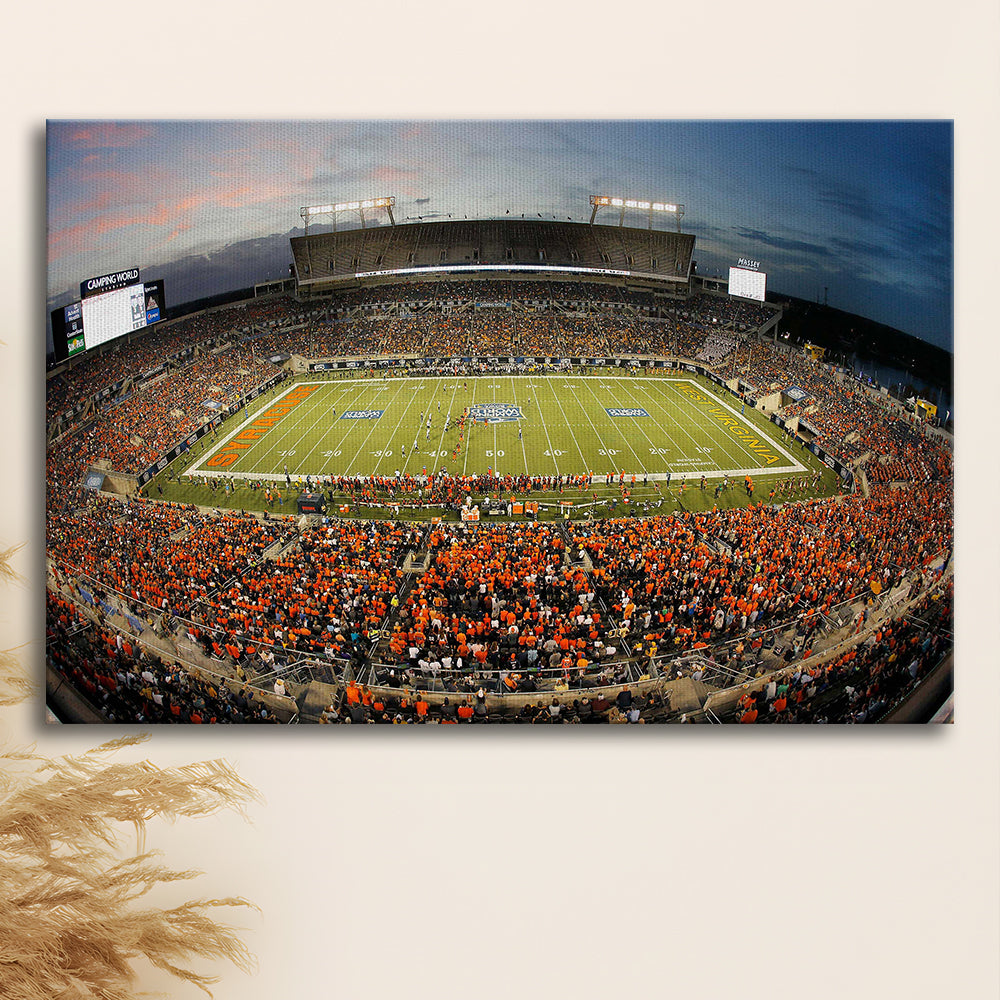 Camping World Bowl, Stadium Canvas, Sport Art, Gift for him, Man Cave Decor, Art Print, Canvas Print Wall Art