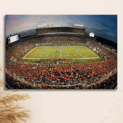 Camping World Bowl, Stadium Canvas, Sport Art, Gift for him, Man Cave Decor, Art Print, Canvas Print Wall Art