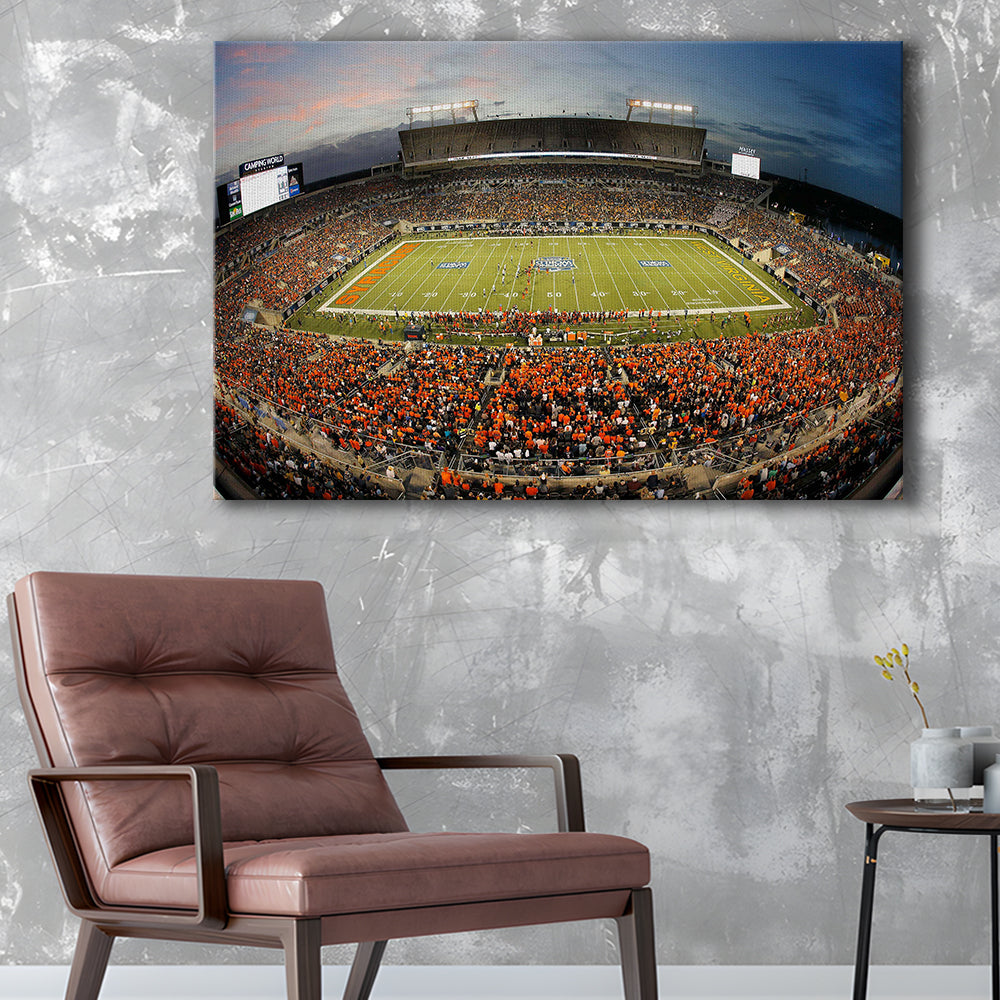 Camping World Bowl, Stadium Canvas, Sport Art, Gift for him, Man Cave Decor, Art Print, Canvas Print Wall Art