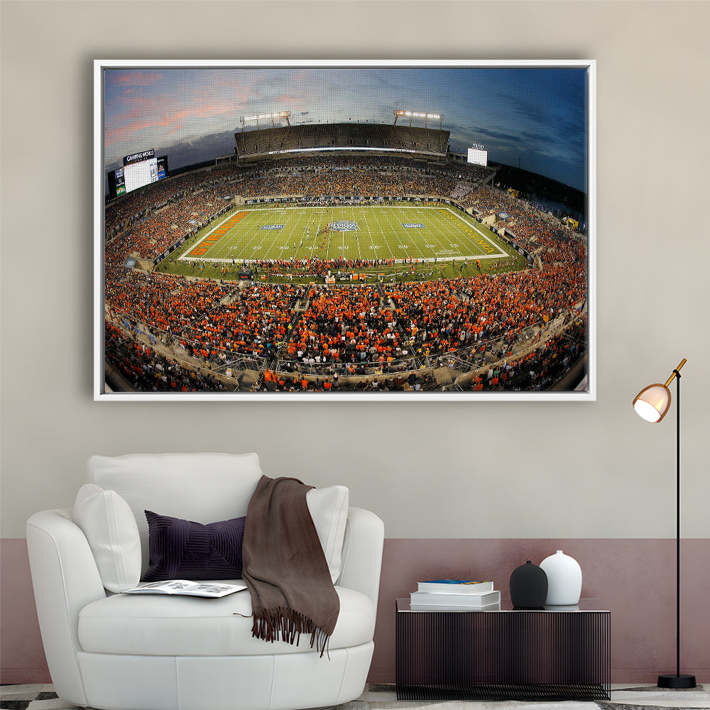 Camping World Bowl, Stadium Canvas, Sport Art, Framed Canvas Print Wall Art, Floating Frame