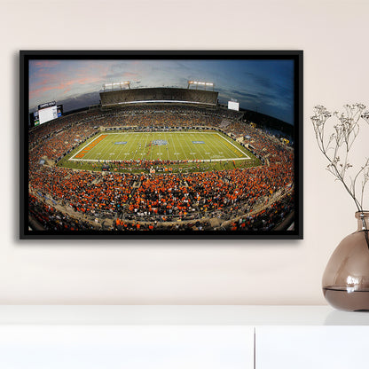 Camping World Bowl, Stadium Canvas, Sport Art, Framed Canvas Print Wall Art, Floating Frame