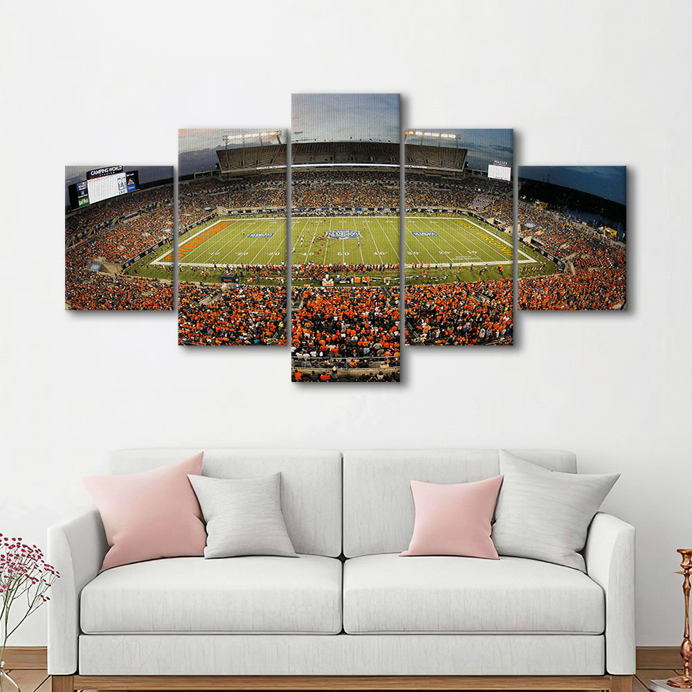 Camping World Bowl, Stadium Canvas, Sport Art, Gift for him, 5 Panel, Large Canvas, Canvas Print Wall Art