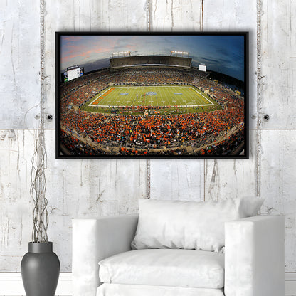 Camping World Bowl, Stadium Canvas, Sport Art, Framed Canvas Print Wall Art, Floating Frame
