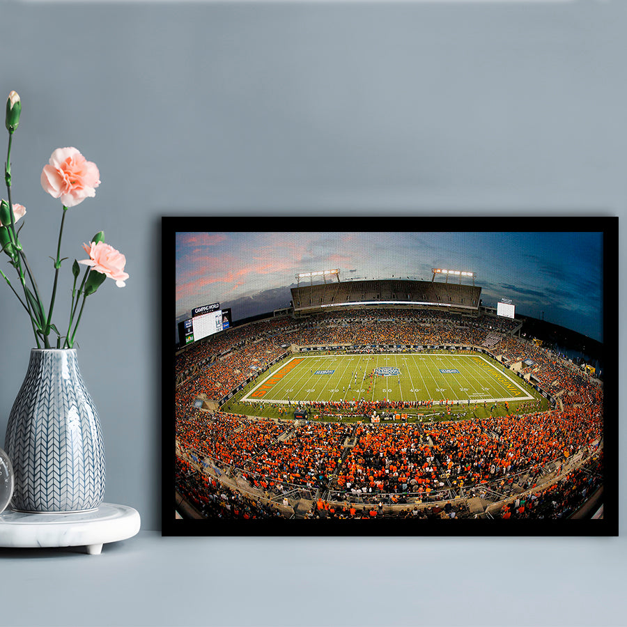 Camping World Bowl, Stadium Canvas, Sport Art, Gift for him, Framed Art Print Wall Decor, Picture Framed