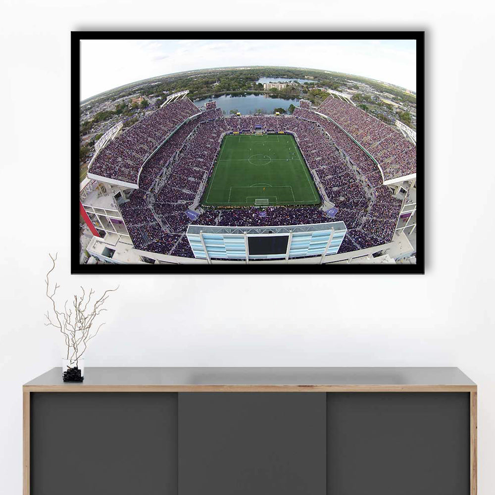 Camping World Stadium City of Orlando, Stadium Canvas, Sport Art, Gift for him, Framed Art Print Wall Decor, Picture Framed