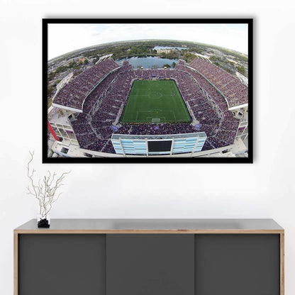 Camping World Stadium City of Orlando, Stadium Canvas, Sport Art, Gift for him, Framed Art Print Wall Decor, Picture Framed