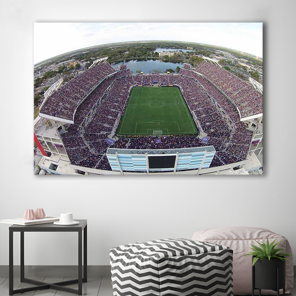 Camping World Stadium City of Orlando, Stadium Canvas, Sport Art, Gift for him, Man Cave Decor, Art Print, Canvas Print Wall Art