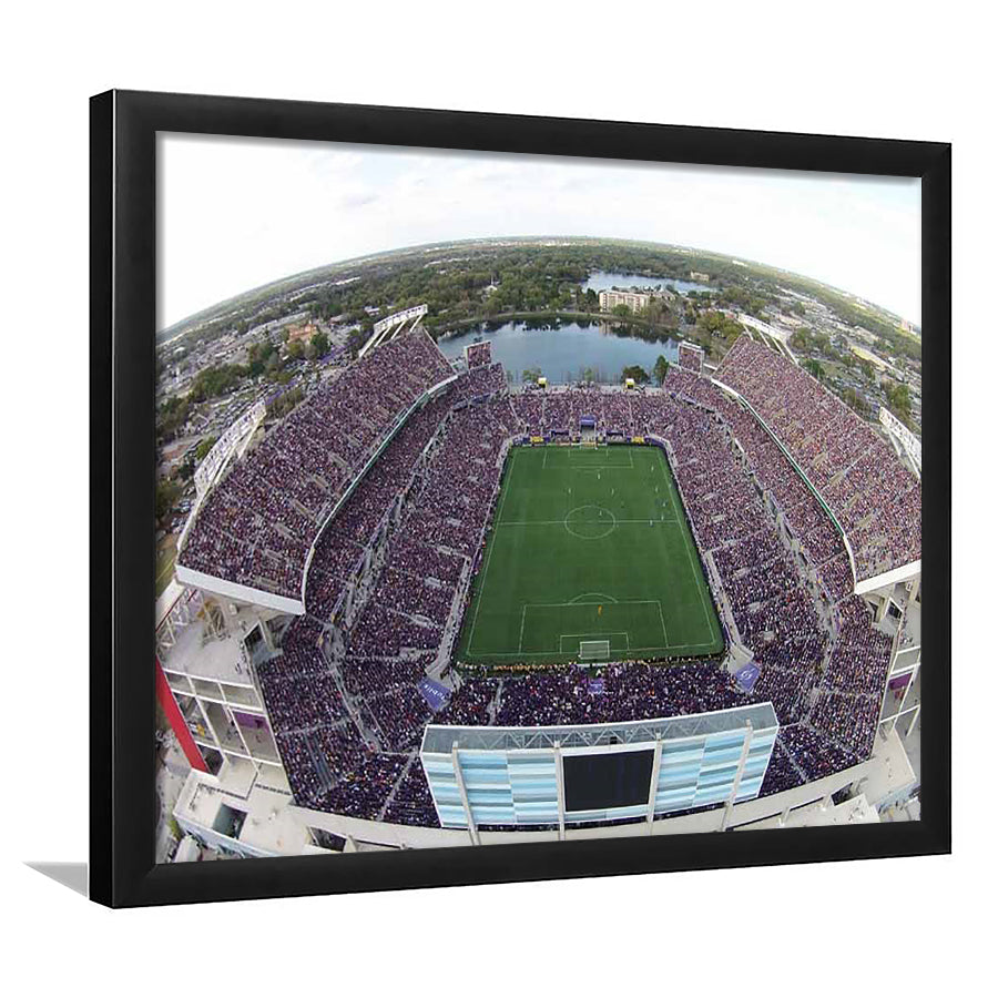 Camping World Stadium City of Orlando, Stadium Canvas, Sport Art, Gift for him, Framed Art Print Wall Decor, Picture Framed