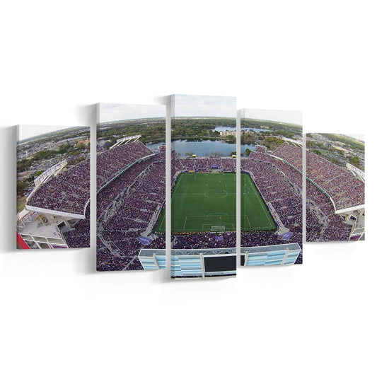 Camping World Stadium City of Orlando, Stadium Canvas, Sport Art, Gift for him, 5 Panel, Large Canvas, Canvas Print Wall Art