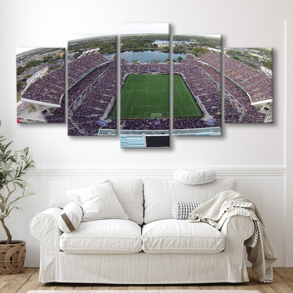 Camping World Stadium City of Orlando, Stadium Canvas, Sport Art, Gift for him, 5 Panel, Large Canvas, Canvas Print Wall Art