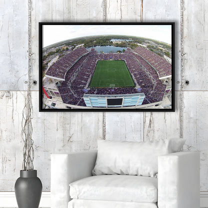 Camping World Stadium City of Orlando, Stadium Canvas, Sport Art, Framed Canvas Print Wall Art, Floating Frame