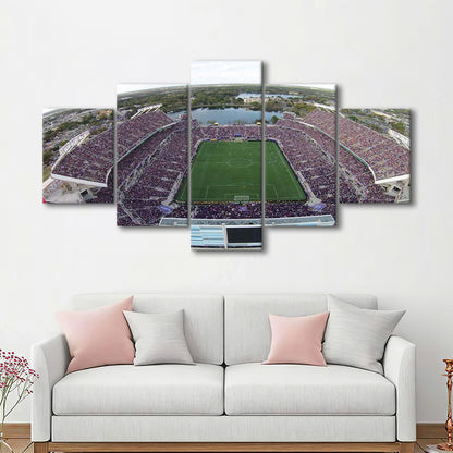Camping World Stadium City of Orlando, Stadium Canvas, Sport Art, Gift for him, 5 Panel, Large Canvas, Canvas Print Wall Art