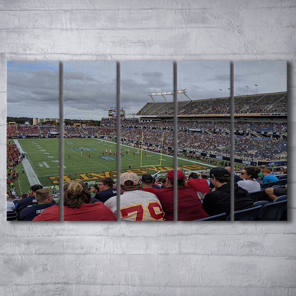Camping World Stadium, Stadium Canvas, Sport Art, 5 Panel B, Extra Large Canvas, Canvas Print Wall Art