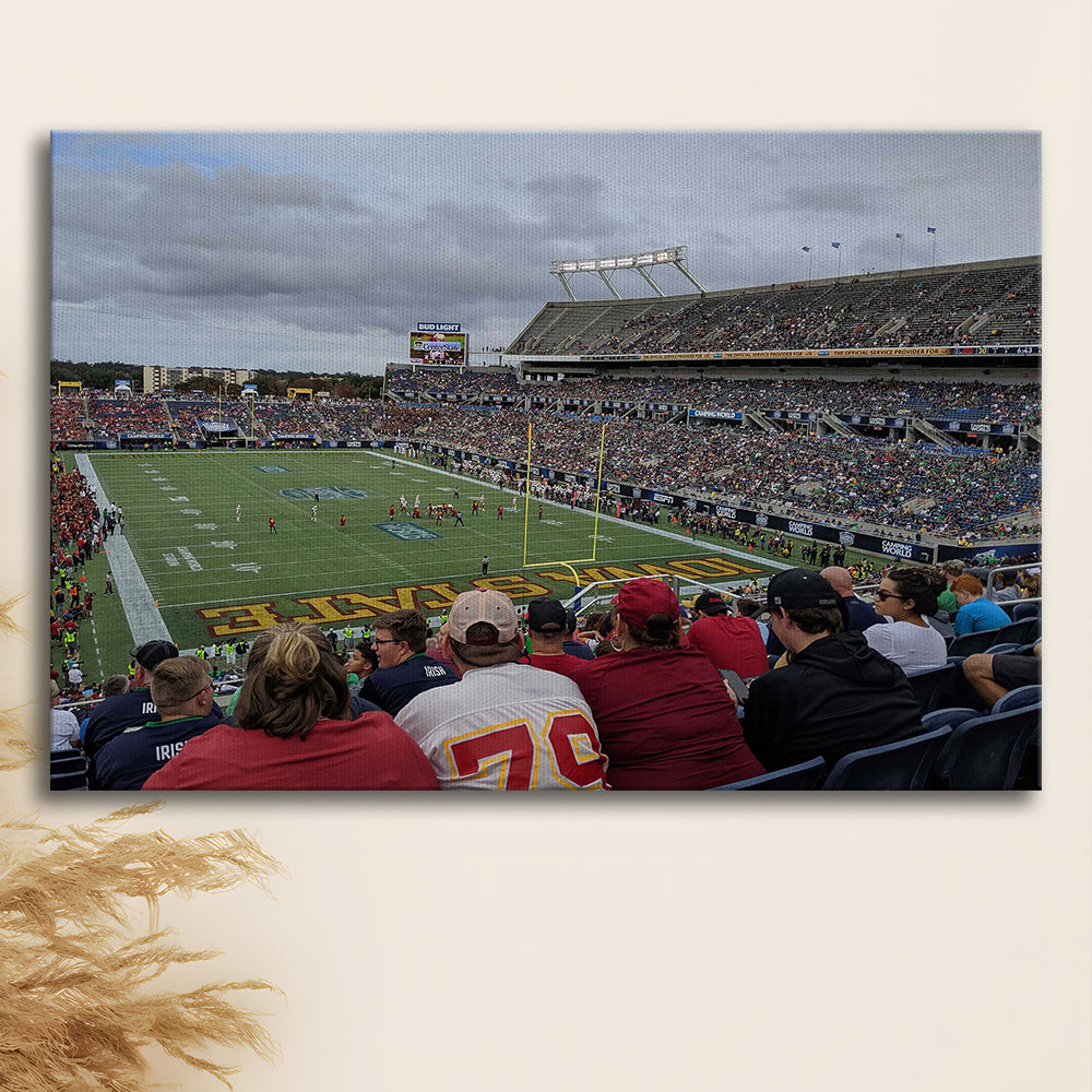 Camping World Stadium, Stadium Canvas, Sport Art, Gift for him, Man Cave Decor, Art Print, Canvas Print Wall Art