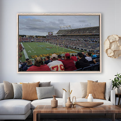Camping World Stadium, Stadium Canvas, Sport Art, Framed Canvas Print Wall Art, Floating Frame