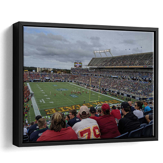 Camping World Stadium, Stadium Canvas, Sport Art, Framed Canvas Print Wall Art, Floating Frame
