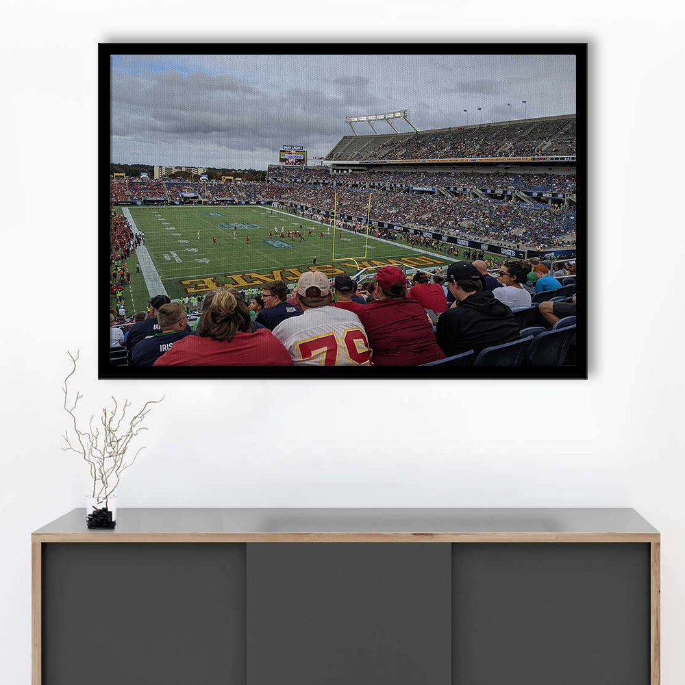 Camping World Stadium, Stadium Canvas, Sport Art, Gift for him, Framed Art Print Wall Decor, Picture Framed