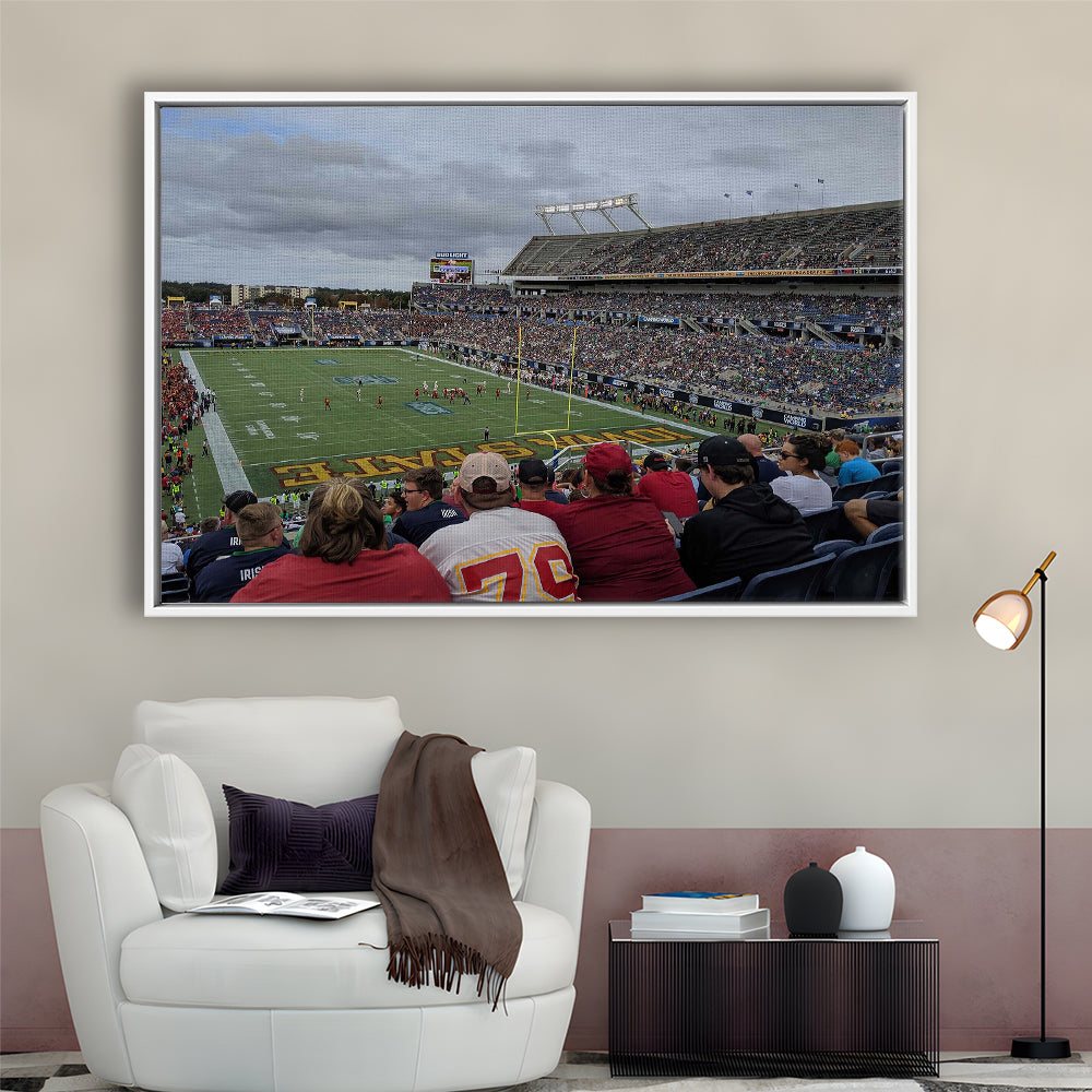 Camping World Stadium, Stadium Canvas, Sport Art, Framed Canvas Print Wall Art, Floating Frame