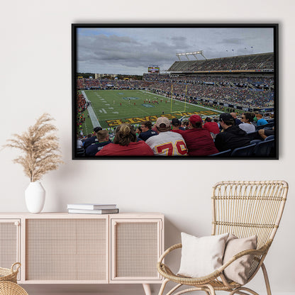 Camping World Stadium, Stadium Canvas, Sport Art, Framed Canvas Print Wall Art, Floating Frame