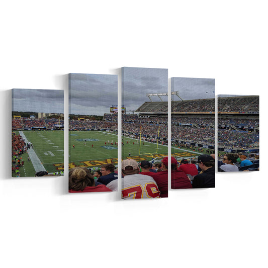 Camping World Stadium, Stadium Canvas, Sport Art, Gift for him, 5 Panel, Large Canvas, Canvas Print Wall Art