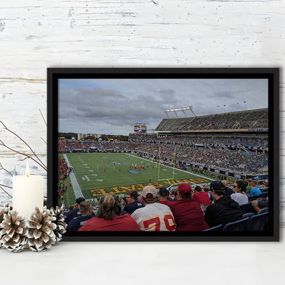 Camping World Stadium, Stadium Canvas, Sport Art, Framed Canvas Print Wall Art, Floating Frame