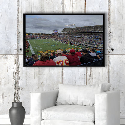 Camping World Stadium, Stadium Canvas, Sport Art, Framed Canvas Print Wall Art, Floating Frame
