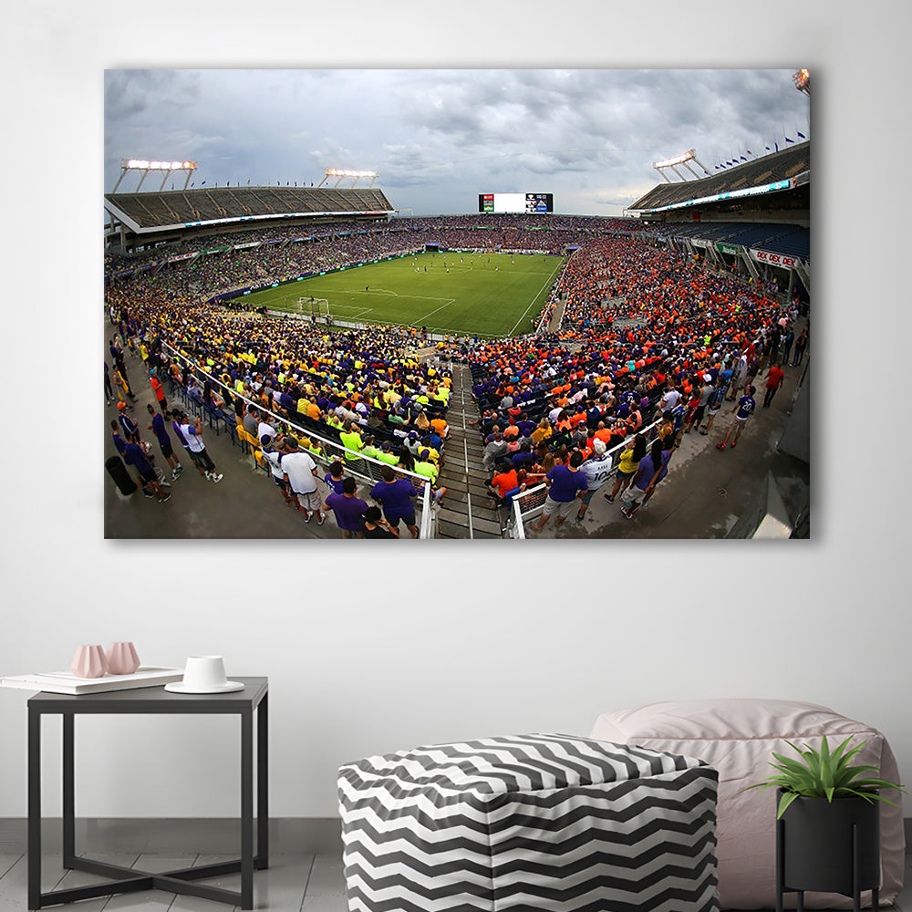 Camping World Stadium in Orlando, Stadium Canvas, Sport Art, Gift for him, Man Cave Decor, Art Print, Canvas Print Wall Art