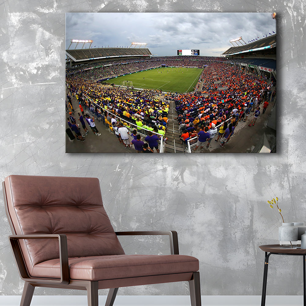 Camping World Stadium in Orlando, Stadium Canvas, Sport Art, Gift for him, Man Cave Decor, Art Print, Canvas Print Wall Art