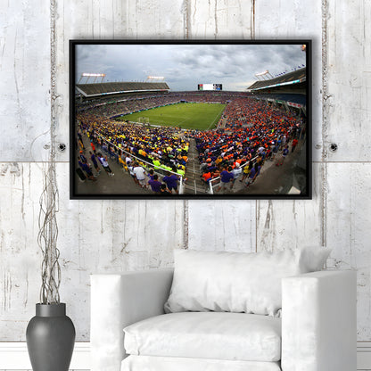 Camping World Stadium in Orlando, Stadium Canvas, Sport Art, Framed Canvas Print Wall Art, Floating Frame