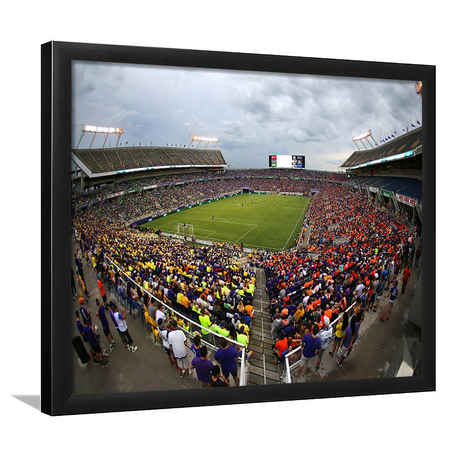 Camping World Stadium in Orlando, Stadium Canvas, Sport Art, Gift for him, Framed Art Print Wall Decor, Picture Framed