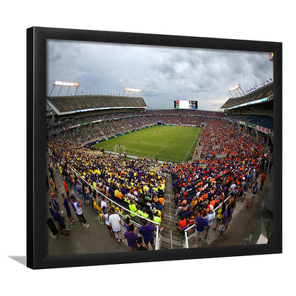 Camping World Stadium in Orlando, Stadium Canvas, Sport Art, Gift for him, Framed Art Print Wall Decor, Picture Framed