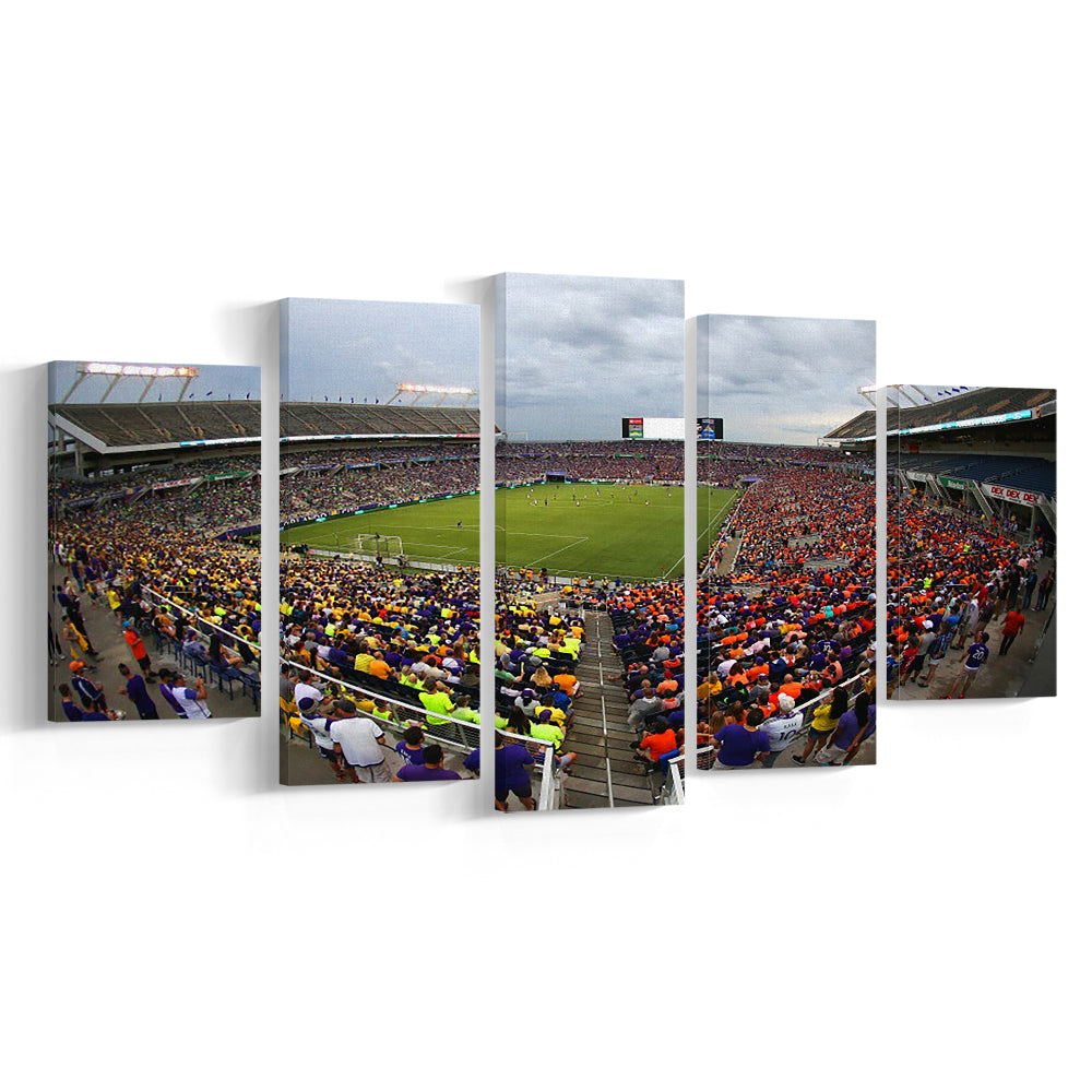 Camping World Stadium in Orlando, Stadium Canvas, Sport Art, Gift for him, 5 Panel, Large Canvas, Canvas Print Wall Art