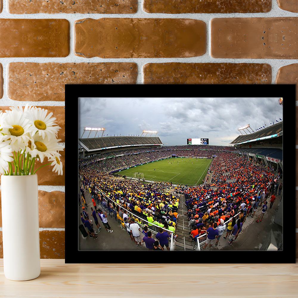 Camping World Stadium in Orlando, Stadium Canvas, Sport Art, Gift for him, Framed Art Print Wall Decor, Picture Framed
