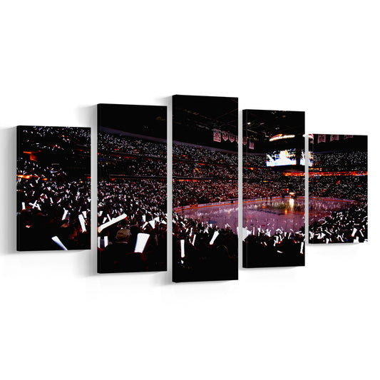 Capital One Arena, Stadium Canvas, Sport Art, Gift for him, 5 Panel, Large Canvas, Canvas Print Wall Art