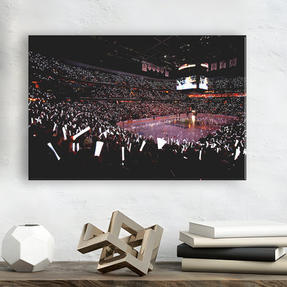 Capital One Arena, Stadium Canvas, Sport Art, Gift for him, Man Cave Decor, Art Print, Canvas Print Wall Art