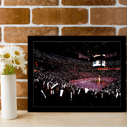 Capital One Arena, Stadium Canvas, Sport Art, Gift for him, Framed Art Print Wall Decor, Picture Framed