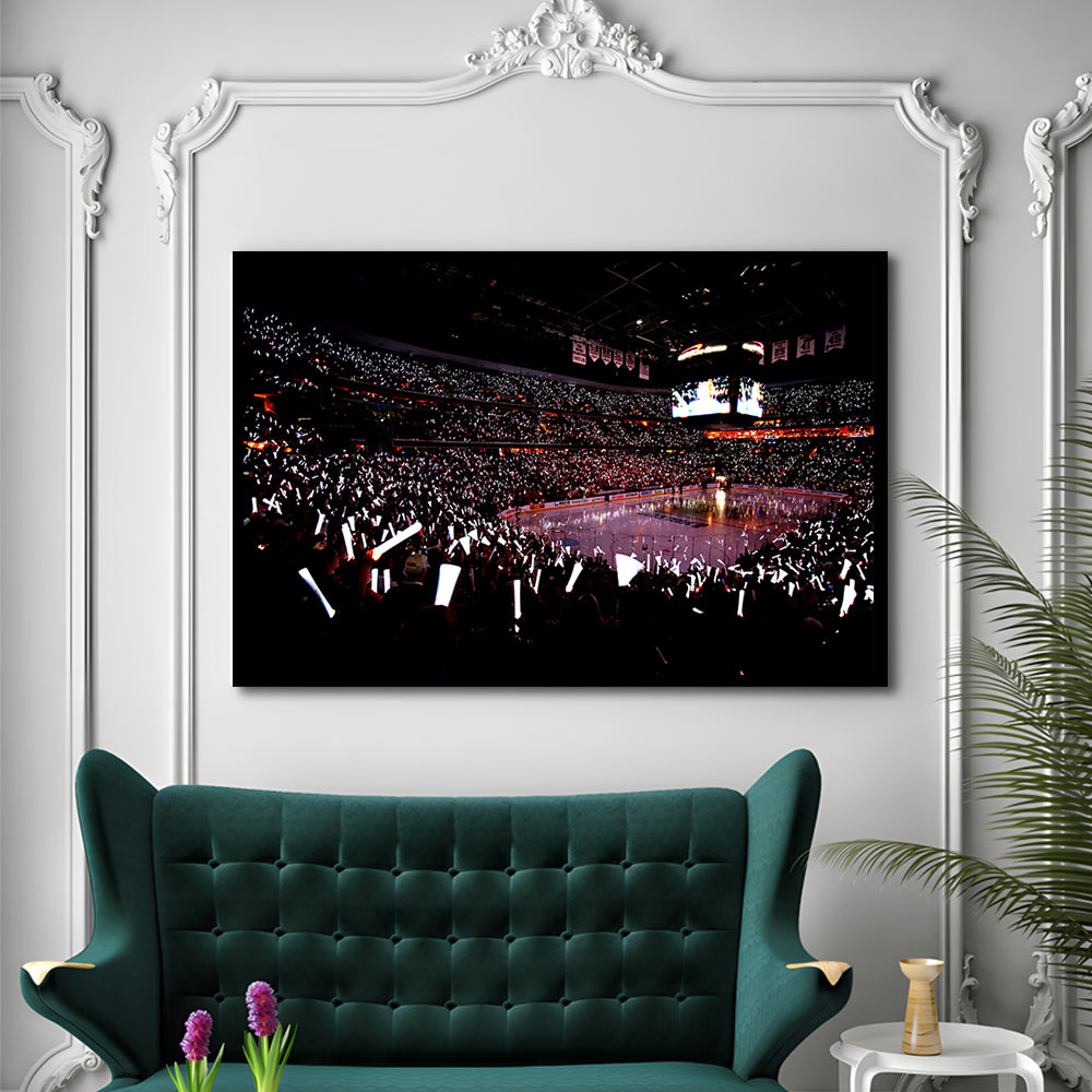 Capital One Arena, Stadium Canvas, Sport Art, Gift for him, Framed Art Print Wall Decor, Picture Framed