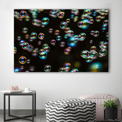 Captivating Bubbles Wall Art,Enhance Your Ambiance with this Artistic Soap Bubbles, Cavas Print Wall Art Hom Decor